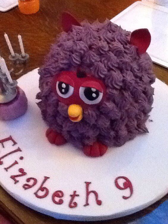 furby birthday cake