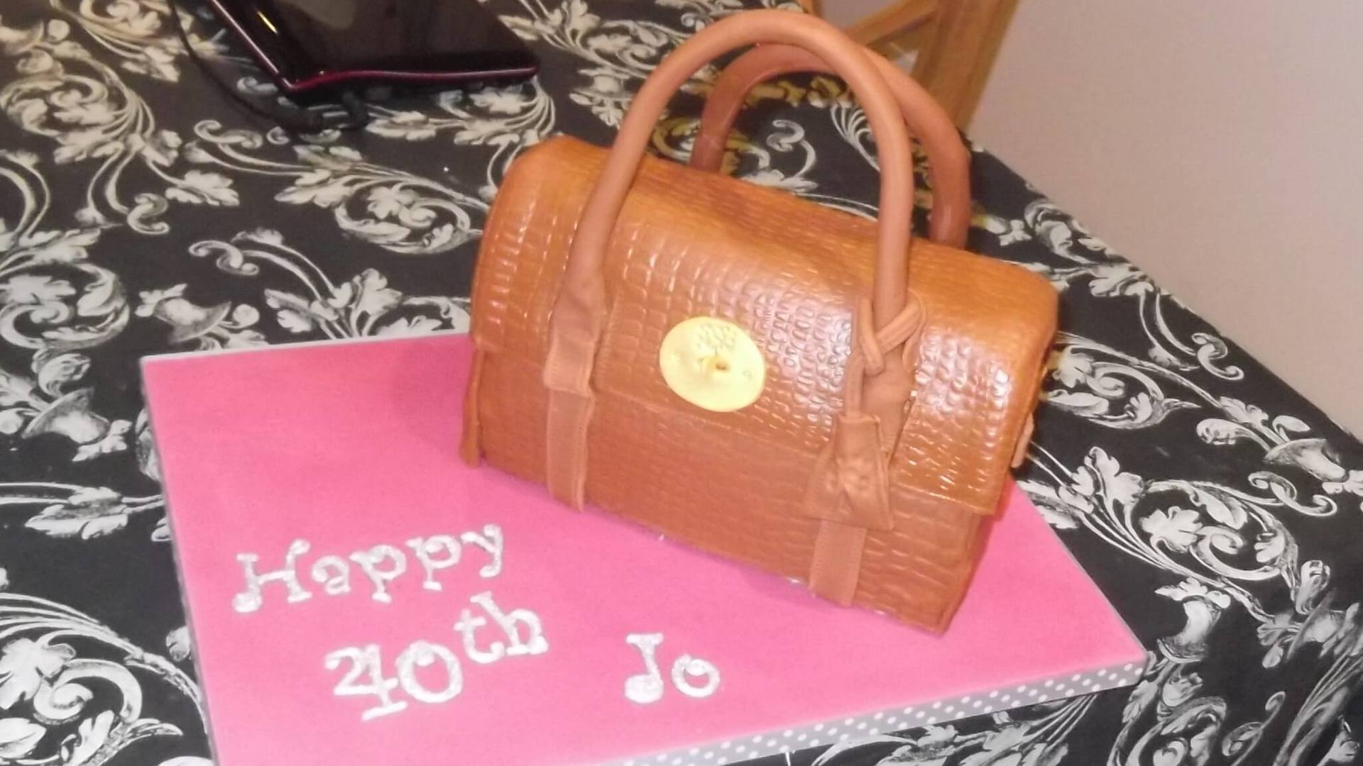 handbag birthday cake