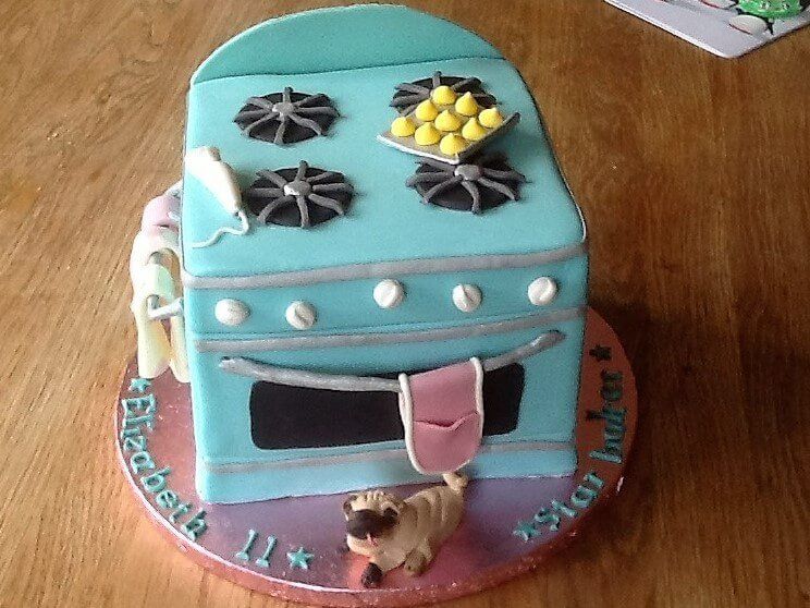 oven birthday cake