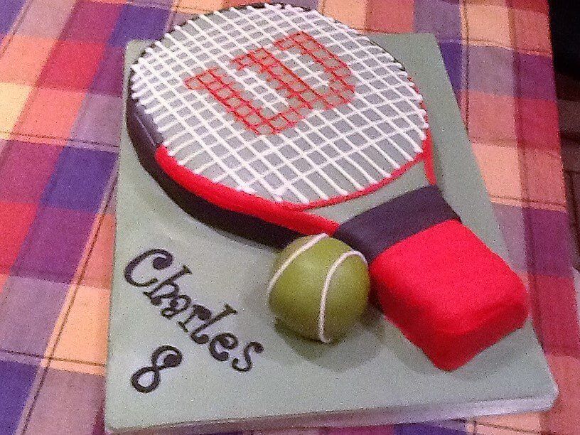 tenis birthday cake