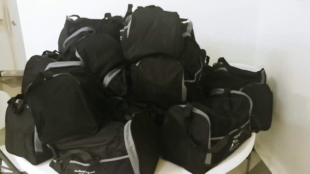 Stack of Backpacks