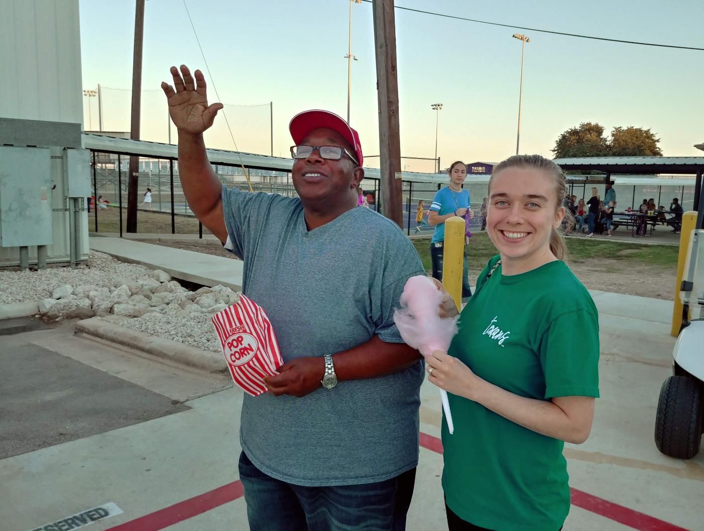 Man and Woman Smiling