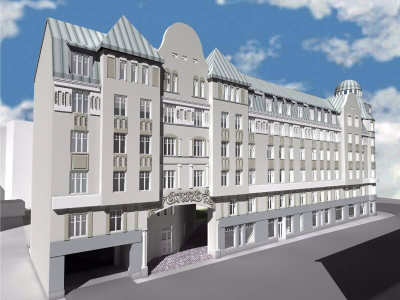 Daudzdzīvokļu ēka Brīvības ielā  | Arhitektūras birojs MODUS-R