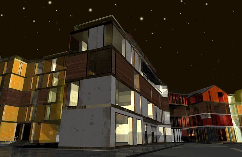 Ēku komplekss Ganu ielā | Arhitektūras birojs MODUS-R