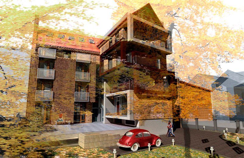 Ēka Palīdzības ielā 13 | Arhitektūras birojs MODUS-R