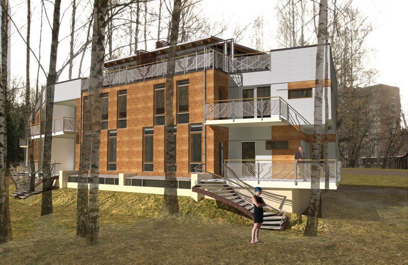 Rindu mājas Ezermalas ielā | Arhitektūras birojs MODUS-R
