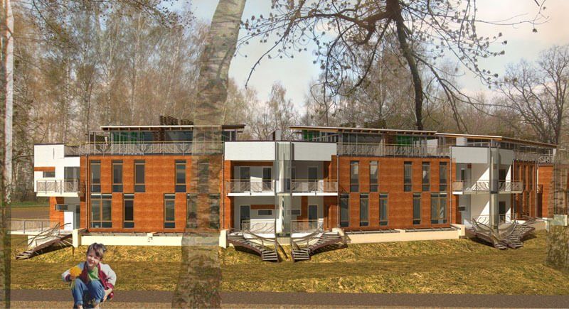 Rindu mājas Ezermalas ielā | Arhitektūras birojs MODUS-R