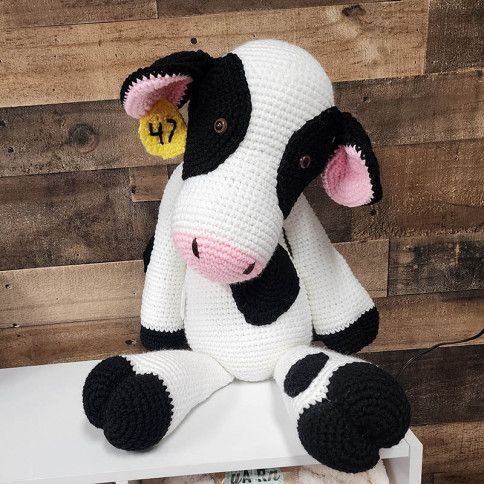 Crocheted Toy Cow