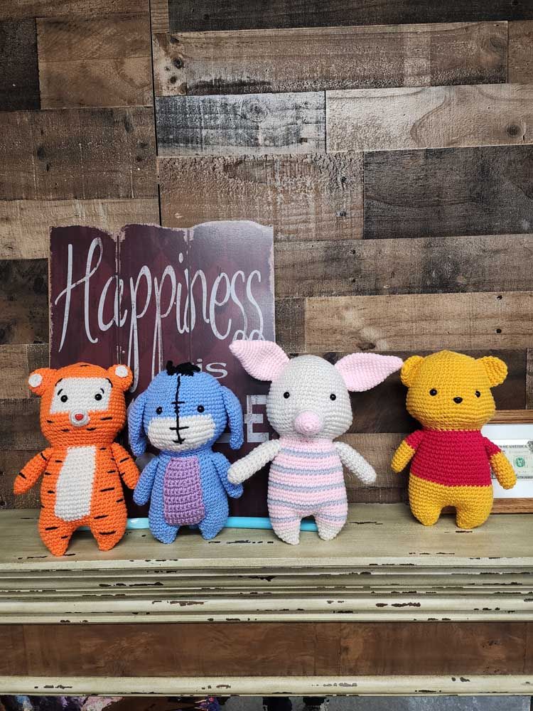 Winnie the Pooh and Friends Crochet Toys