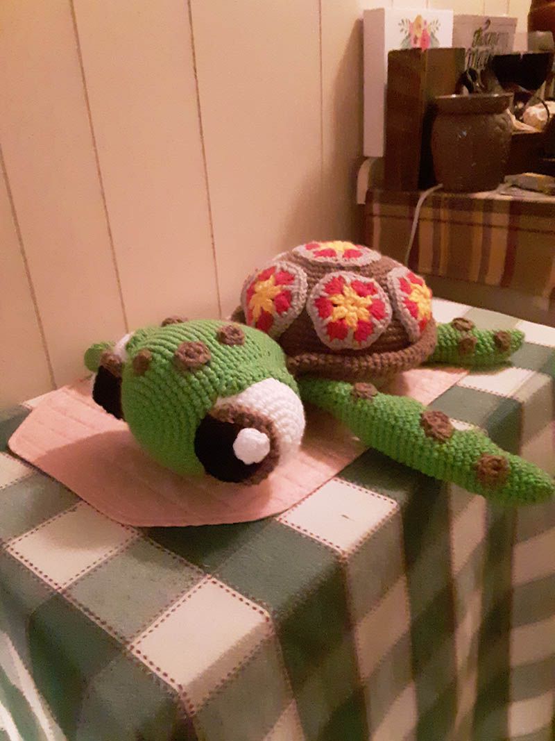 Crocheted Turtle Toy