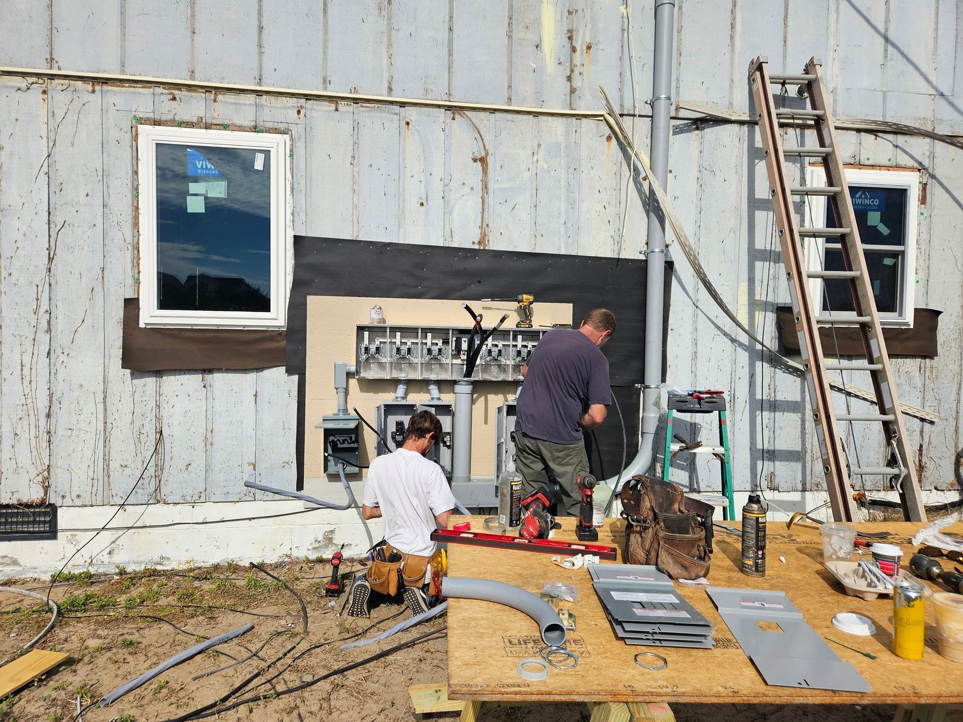 outdoor electrical panels by Shoreline Electric OBX