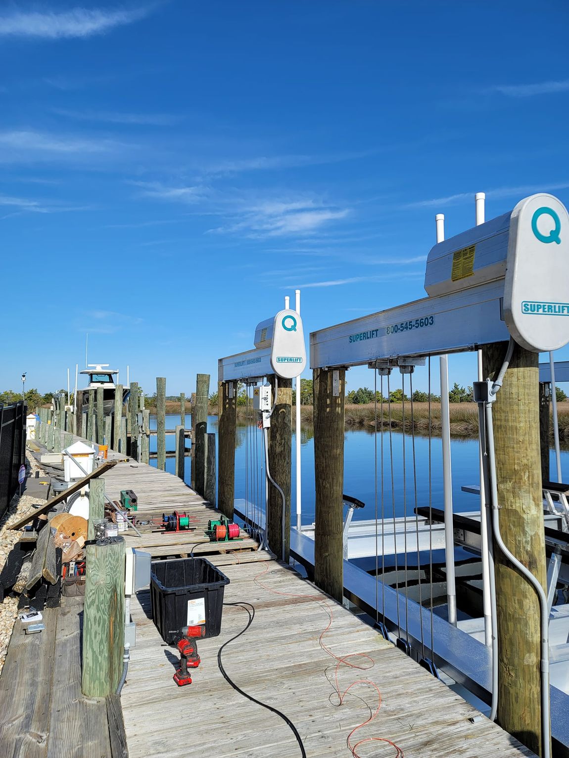 Dock Boat Lift | Outer Banks Electrical