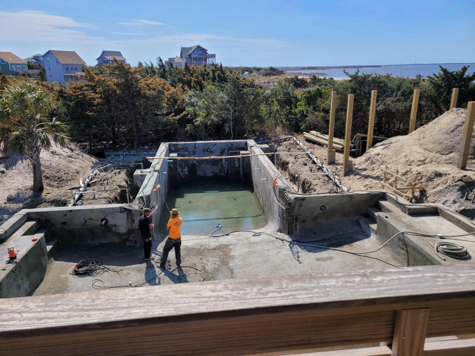 Oceanfront Pool Electrical in Hatteras