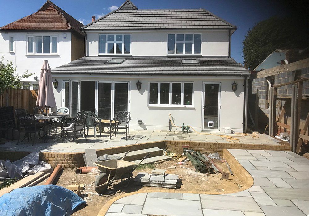 yard construction work