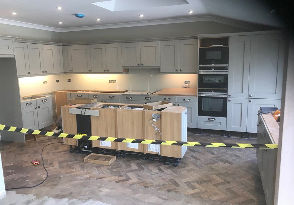 Kitchen furniture installation