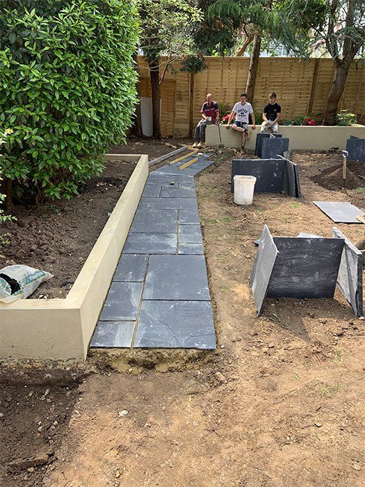 Backyard renovation