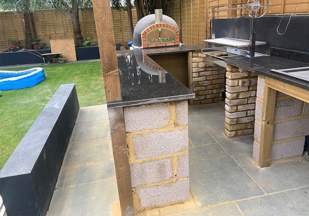 barbecue garden corner construction