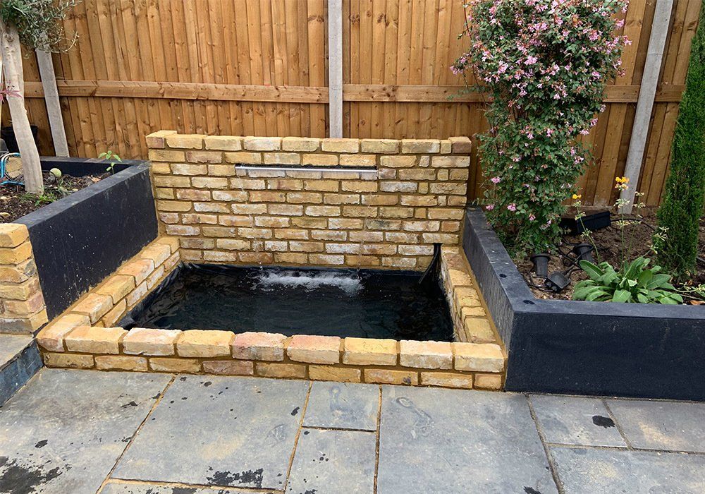garden waterfall construction