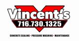Vincent's Concrete Sealing logo