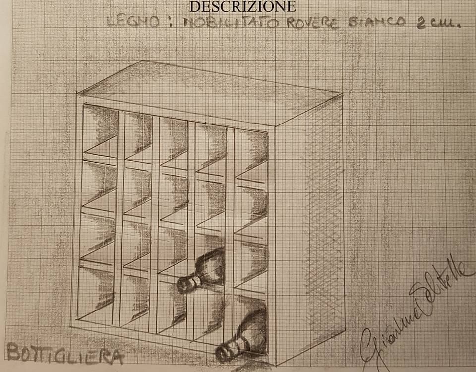 libreria creata da un falegname a domicilio Milano