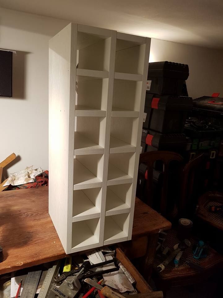 libreria creata da un falegname a domicilio a Milano