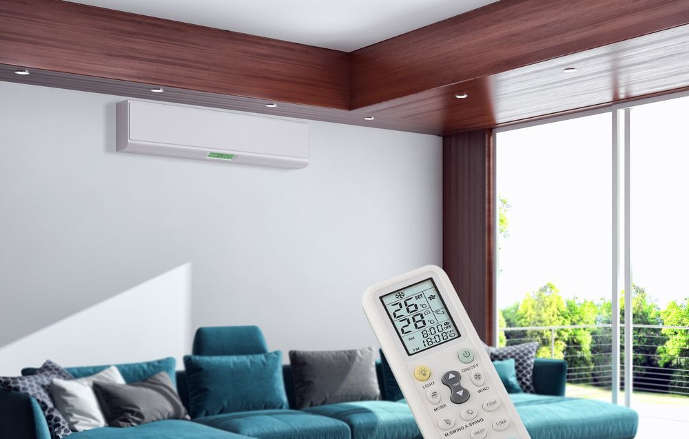 Lounge Room With Air Conditioning — Brod’s Refrigeration & Air Conditioning in Terramungamine, NSW