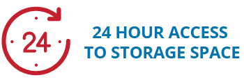 24 hour access to storage space