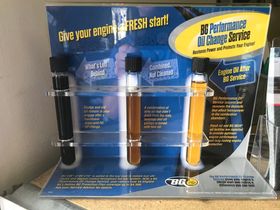 BG Performance Oil Change Service Fluid Display | Eric's Auto Repair