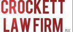 CROCKETT LAW FIRM logo in red text.