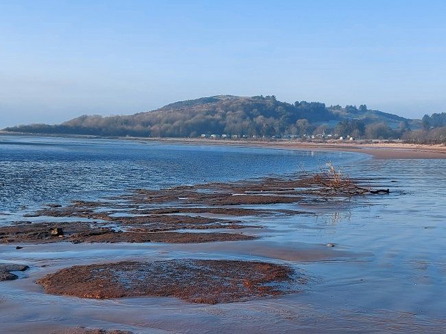 View of Sandyhills Bay Just After Low Tide