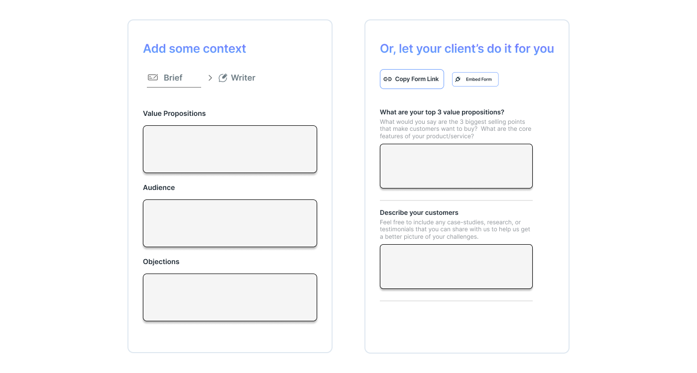 AI Client Onboarding Form Example