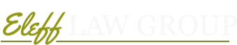 Logo for Eleff Law Group. The word