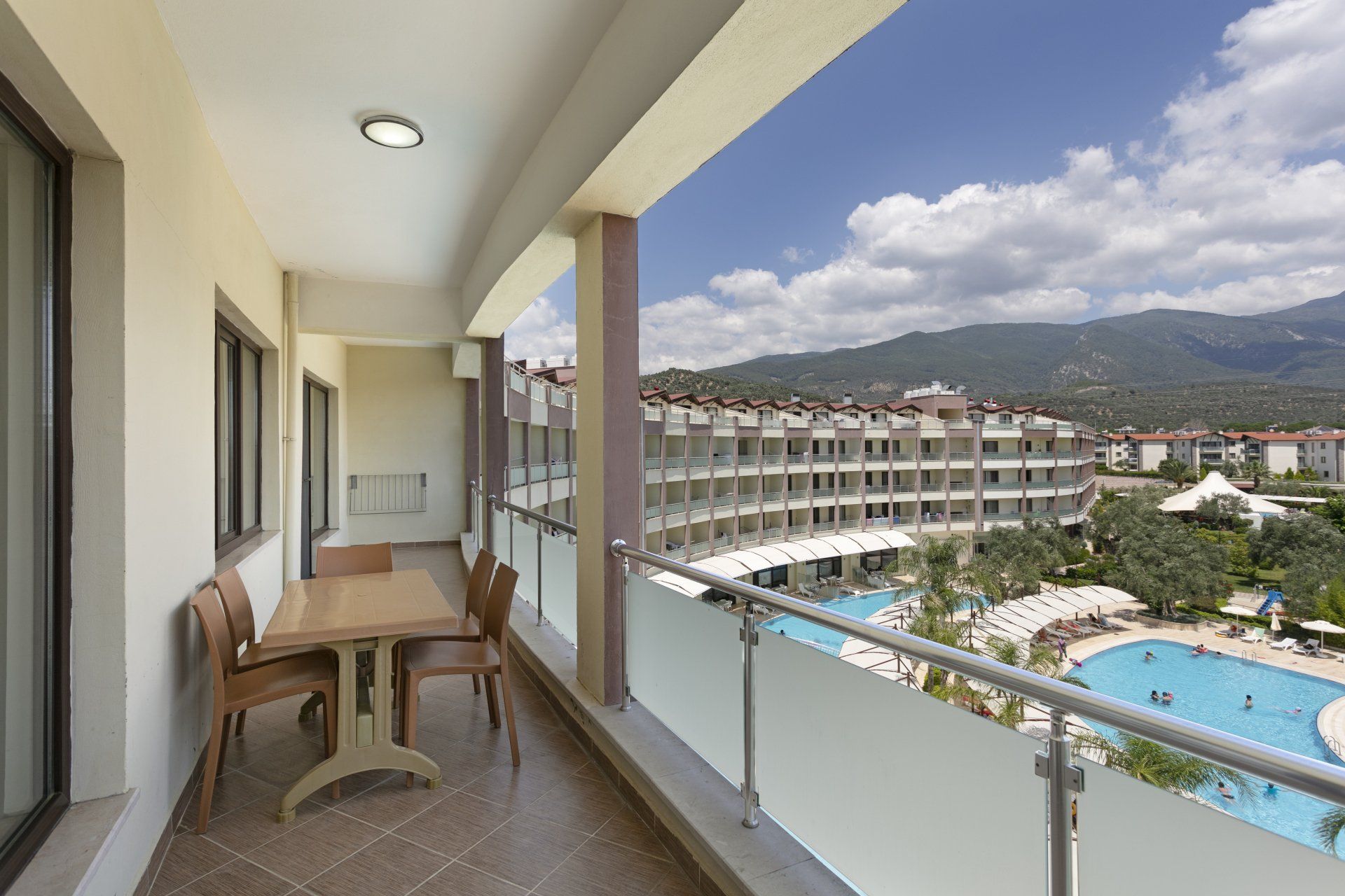 Hattuşa Termal Otel, Kazdağları, standart oda, balkon