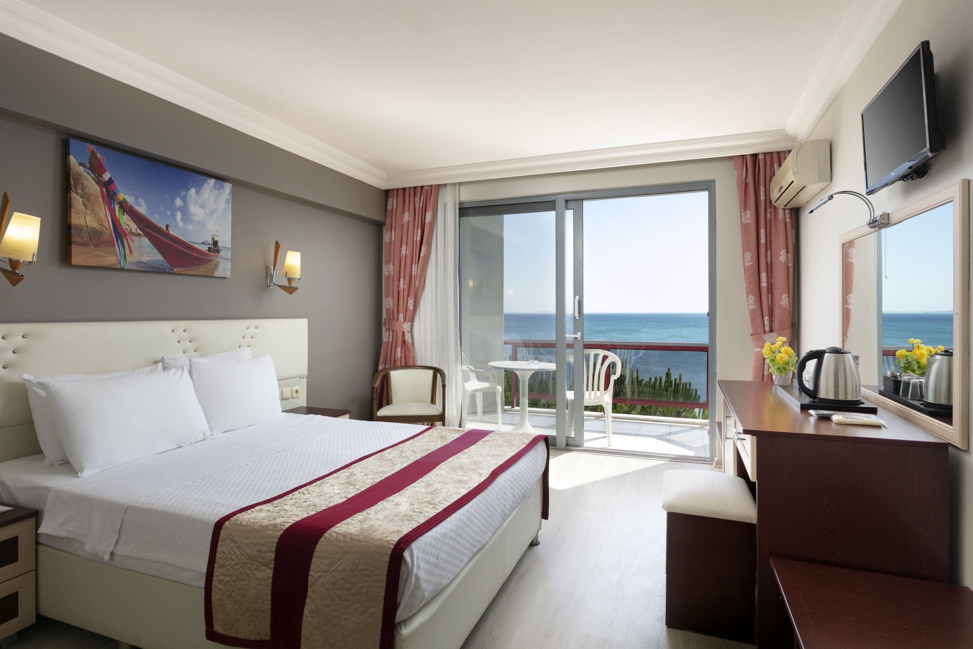 Hattuşa Beach, standard sea view room 