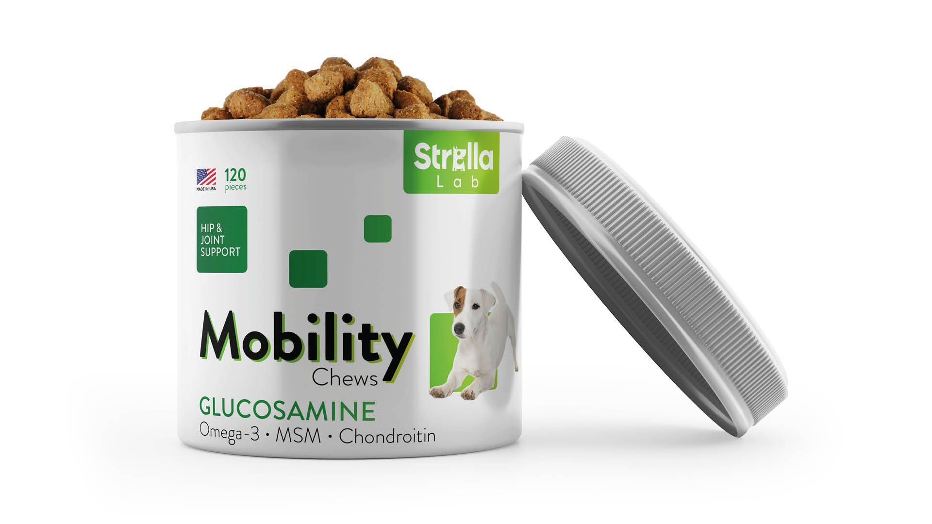 packaging en verpakkingen hondensupplementen