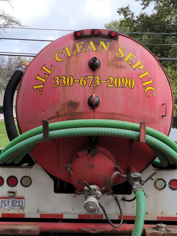 Septic Truck — Atwater, OH — All Clean Septic Service