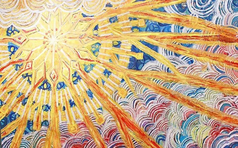 True North oil painting by Mel Ohlinger. A Wisconsin Artist, Navy Veteran Artist, Woman Artist