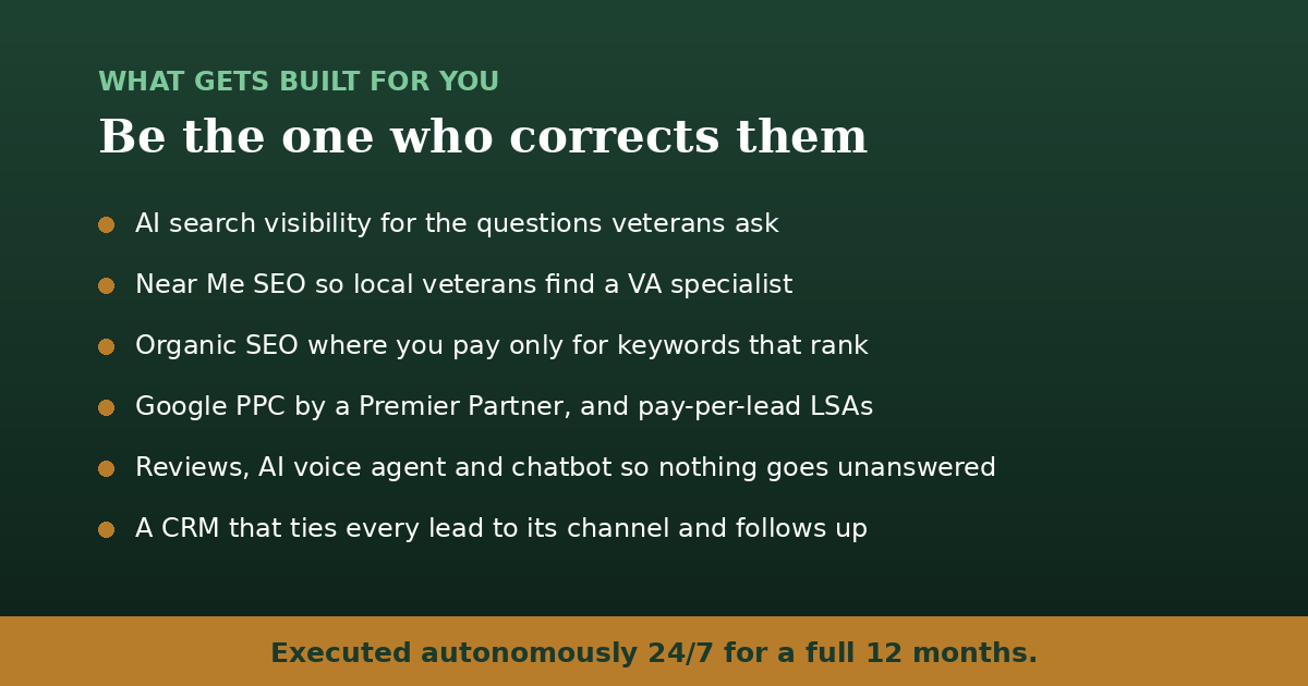 The complete system that makes a loan officer the one veterans find