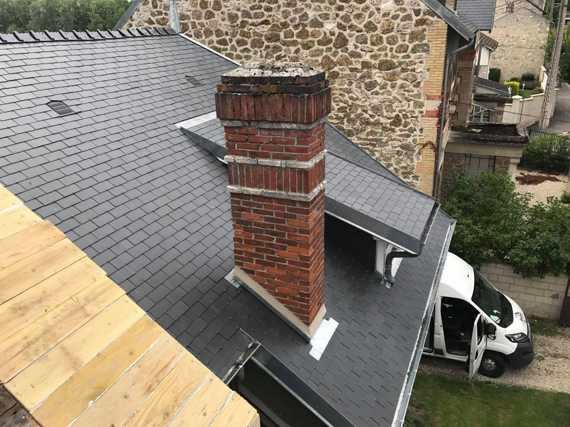 rénovation de toit en ardoise en Marne par Couvreur Reims