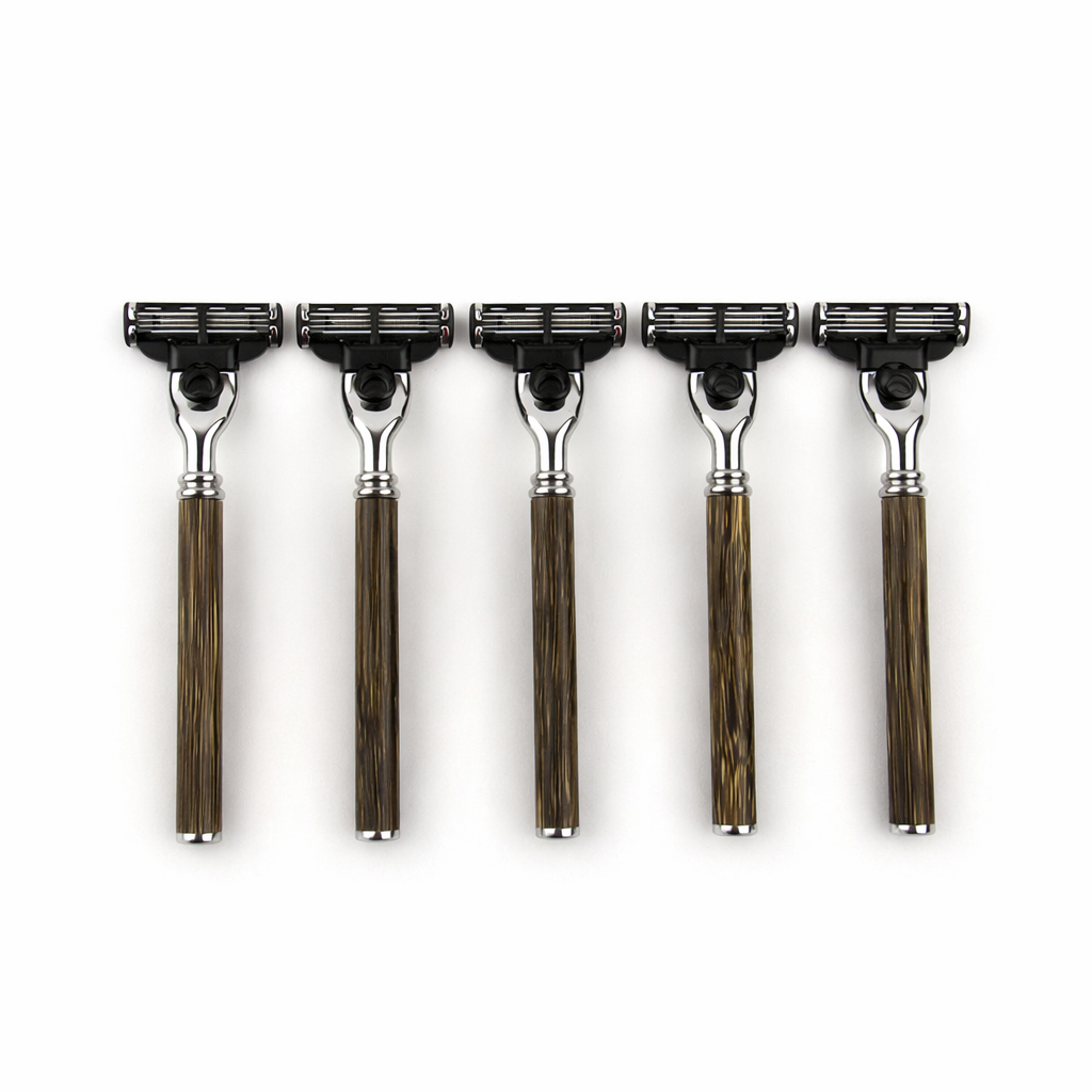 3 Blade Ec-friendly Bamboo Shaving razor