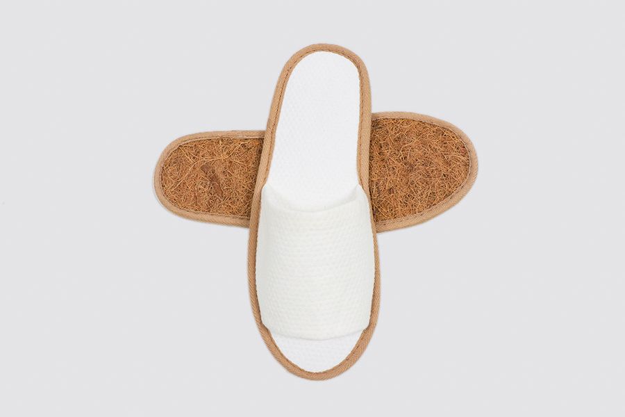 CELLULOSE SLIPPERS OPEN TOES