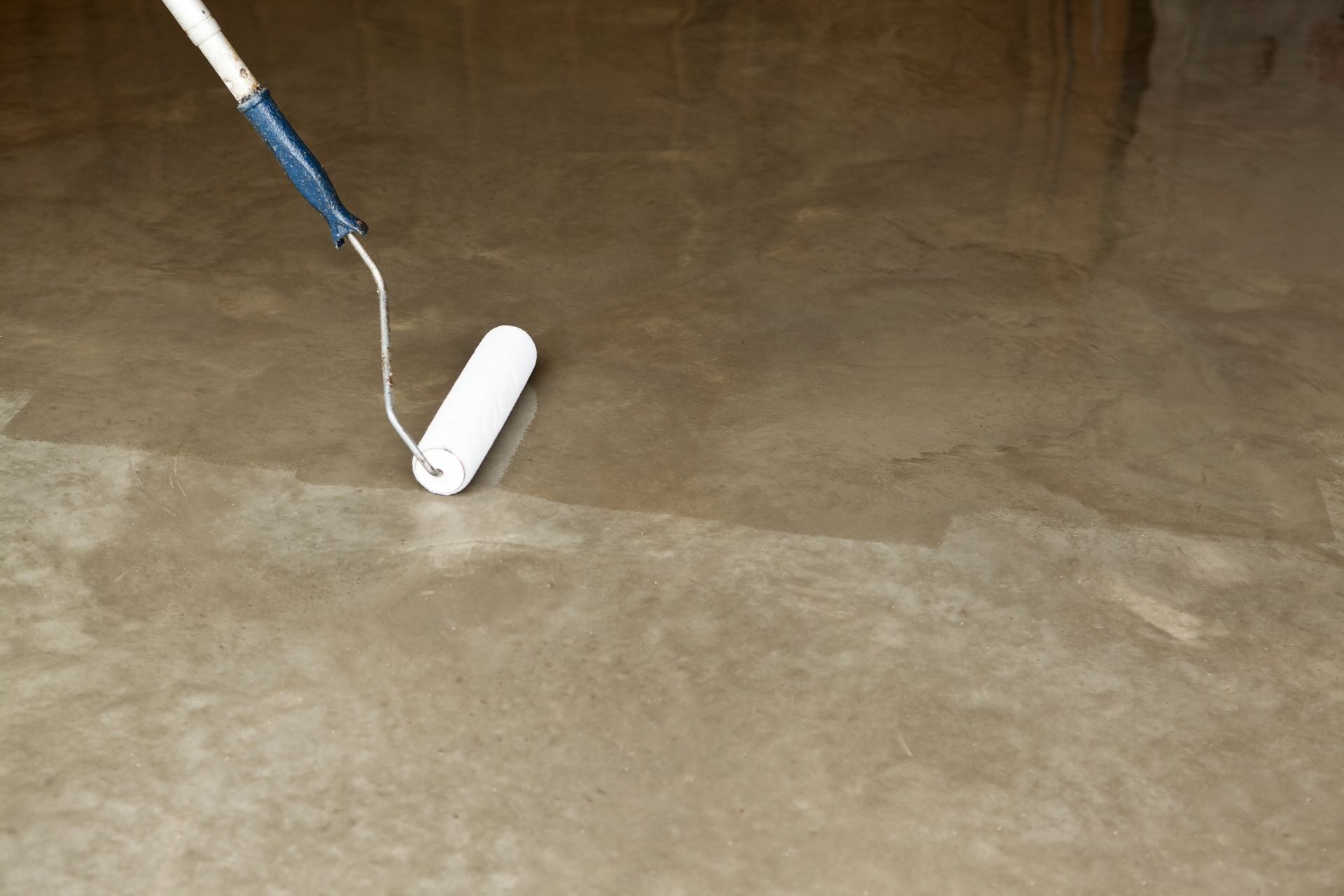 Clear Sealing New Concrete Floor — Aurora, CO — Elevated Exteriors