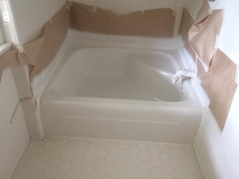 After Fiberglass Tub — Mandeville, LA — Premier Refinishing