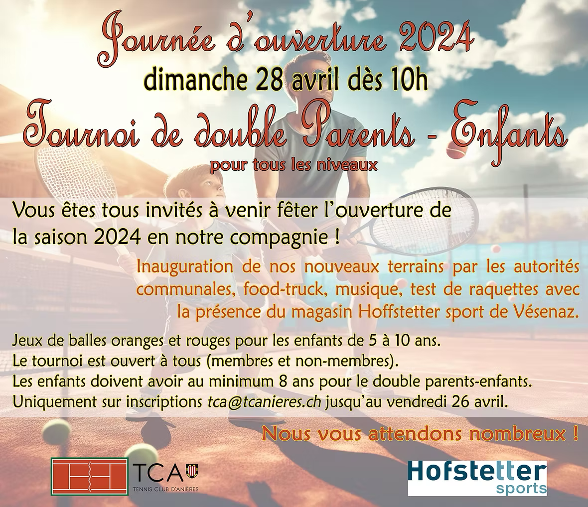 An advertisement for journee d' ouverture 2024