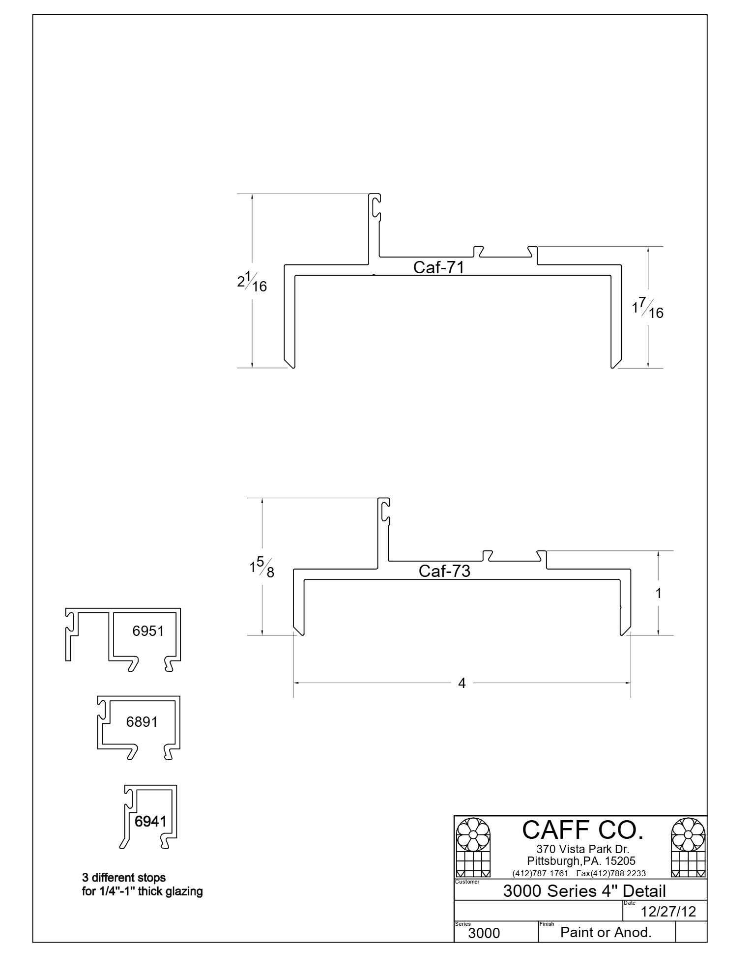 A black and white drawing of a door frame with measurements.