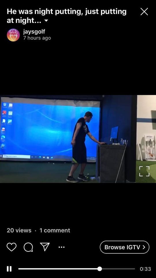 Person Setting Up System — Horsham, PA — The Skramble House of Golf