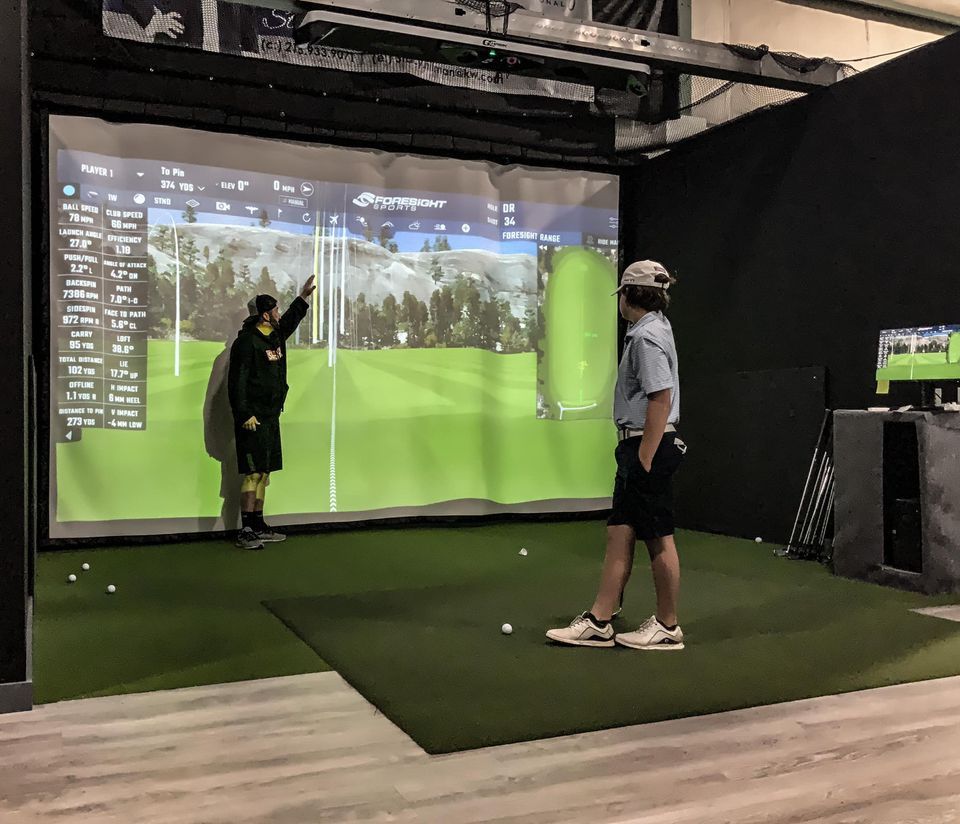 Man Teaching Golf to Member — Horsham, PA — The Skramble House of Golf