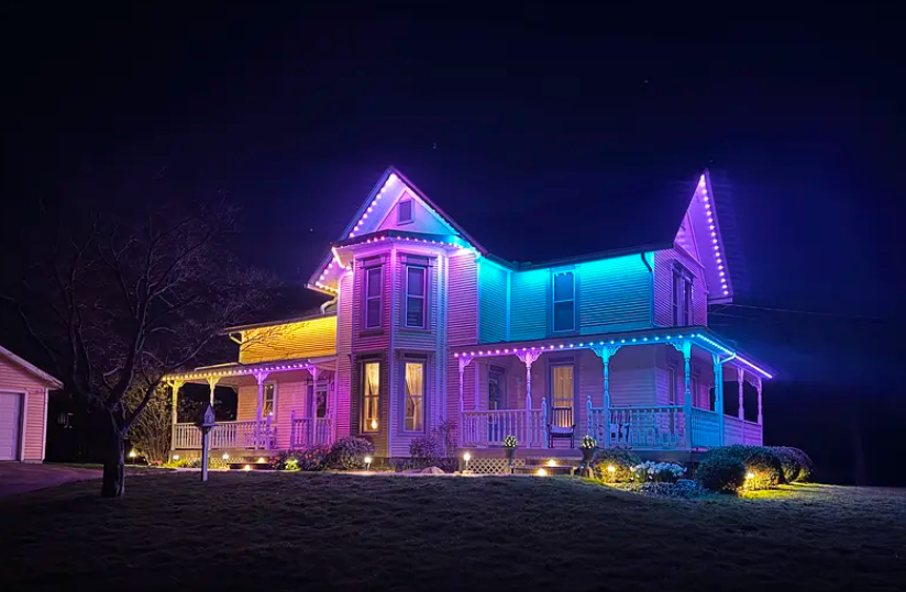 Permanent Outdoor Lighting | Edwardsville, IL | Ecoflow Gutter Solutions