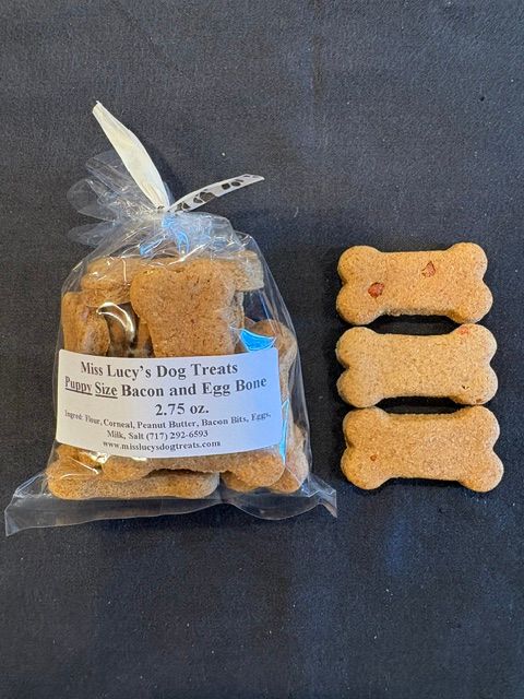 Bacon and Egg Bone Puppy Size 1 Dz.