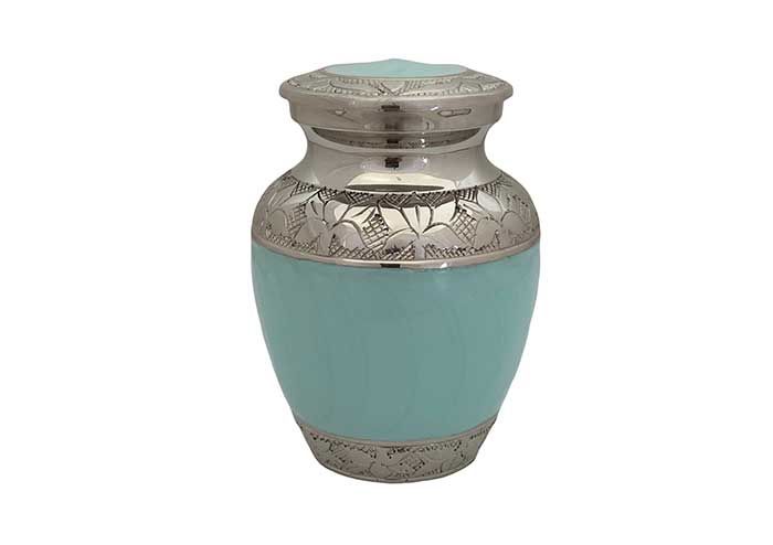Blue Keepsake Urn